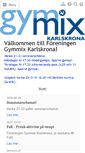 Mobile Screenshot of gymmixkarlskrona.com